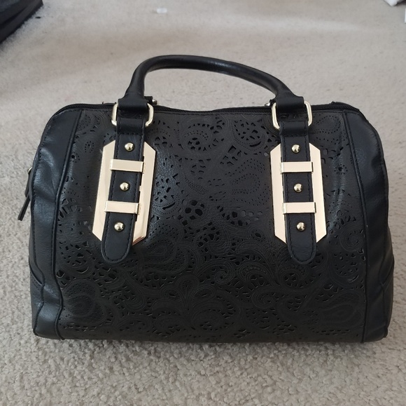 NWOT👜👜Black Satchel Handbag - Picture 1 of 8